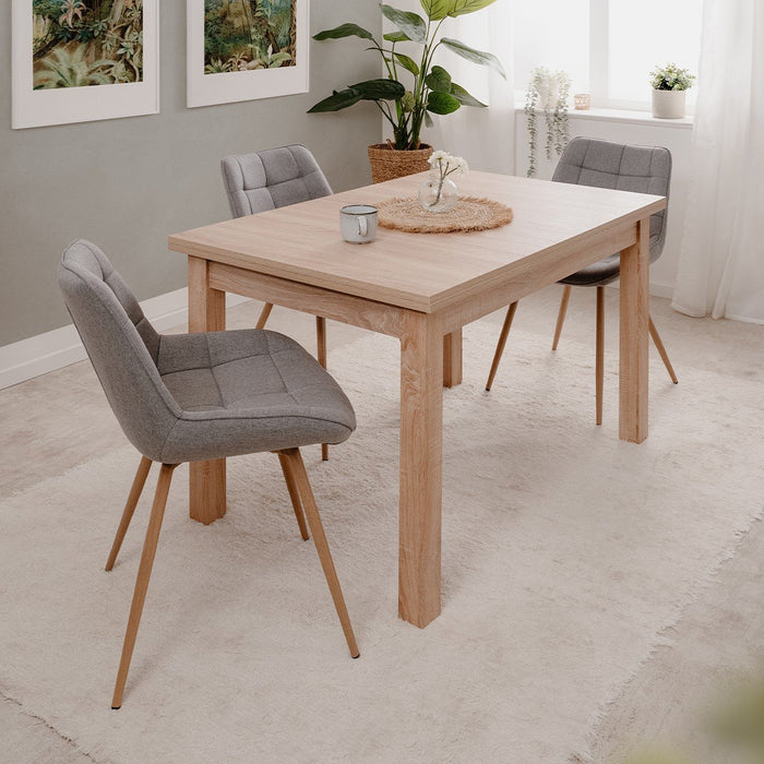 Calicosy - Uitschuifbare eettafel LONGFORD - H76 cm