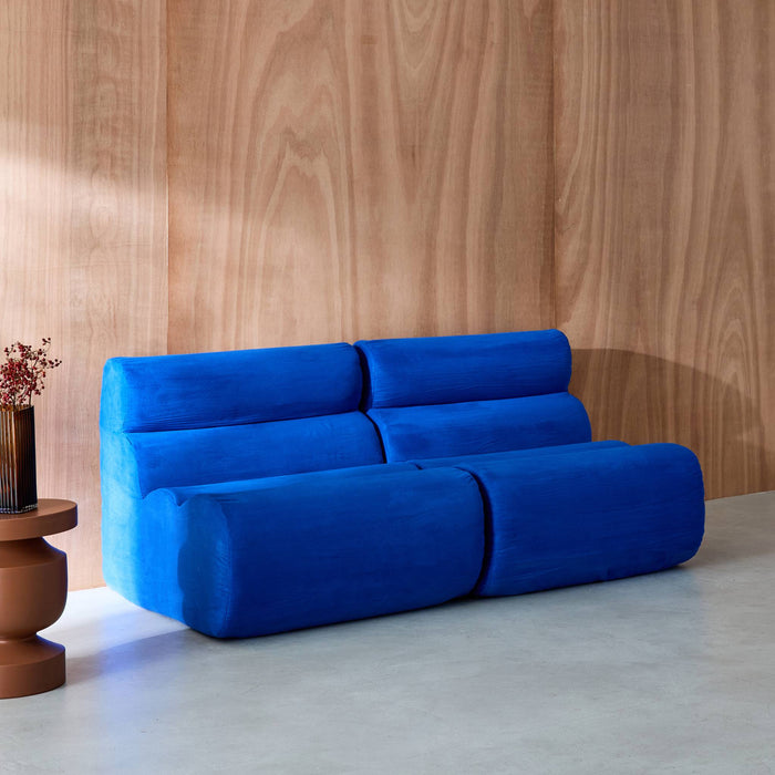 sweeek - Stoffen fauteuils 1 zitplaats (set van 2)