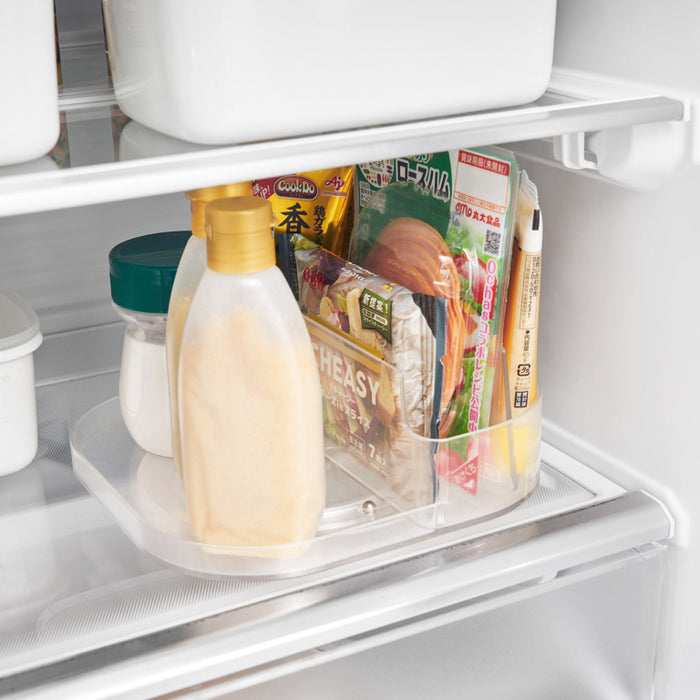 Yamazaki Tower Opbergbakje draaibaar met compartimenten smal - Wit