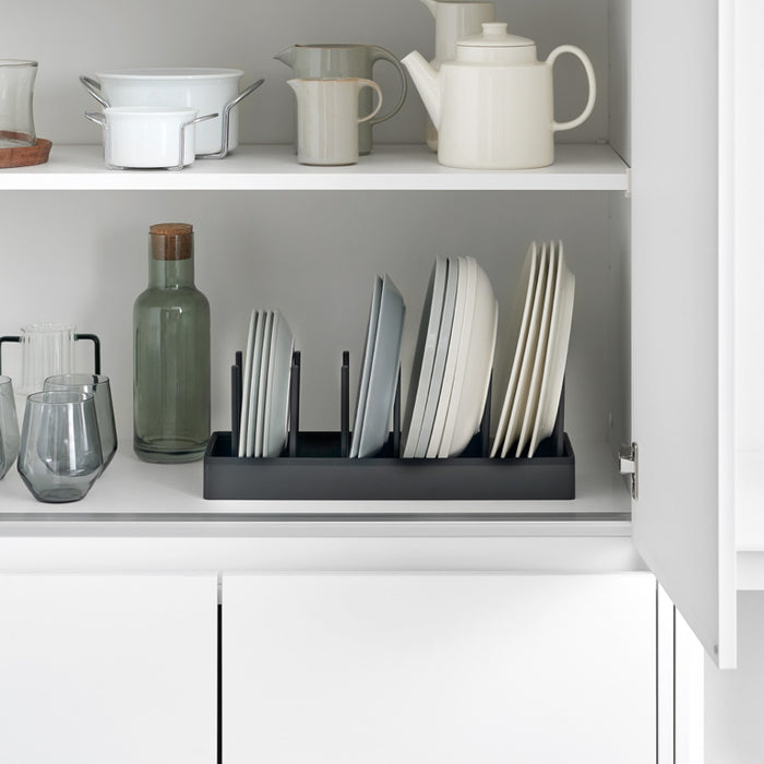 Yamazaki Tower Deksel & pannenhouder verstelbaar - Zwart