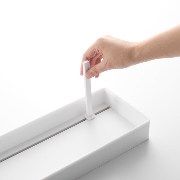 Yamazaki Tower Deksel & pannenhouder verstelbaar - Wit