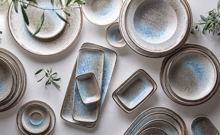 ID Fine Serveerschaal - Delta - Porselein - 14 cm - set van 2