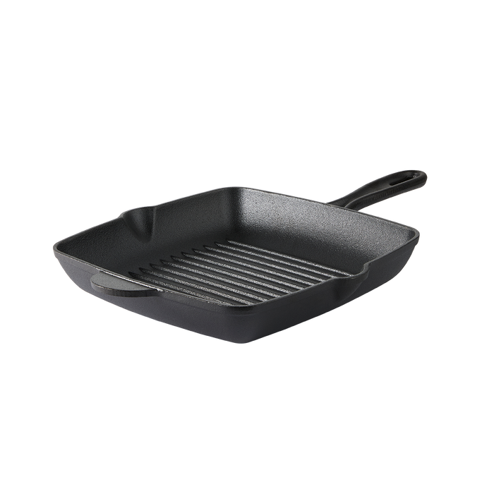 Byron gietijzeren grillpan vierkant 28 CM