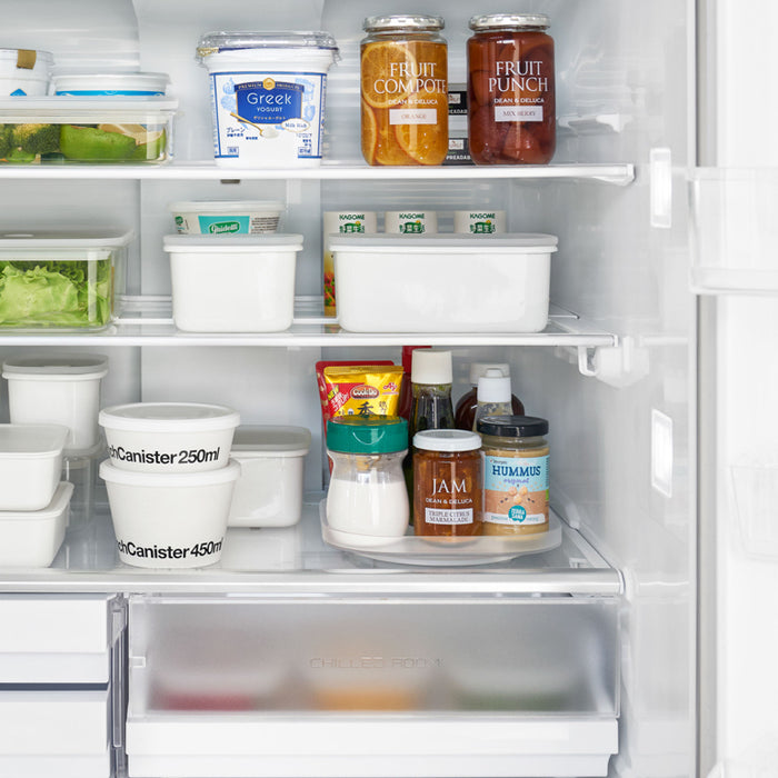 Yamazaki Tower Opbergbakje draaibaar smal - Wit