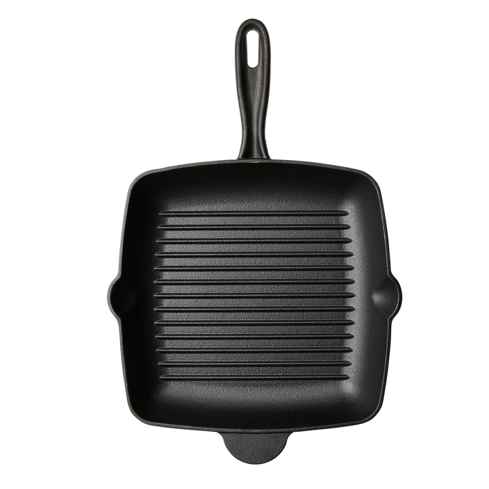 Byron gietijzeren grillpan vierkant 28 CM