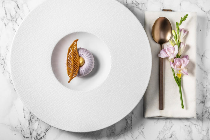 Bonna Pastabord - Patch Neat - Porselein - 30 cm (220cc) - set van 2