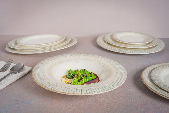 Bonna Dinerbord - Galata - Porselein - 28 cm - set van 6