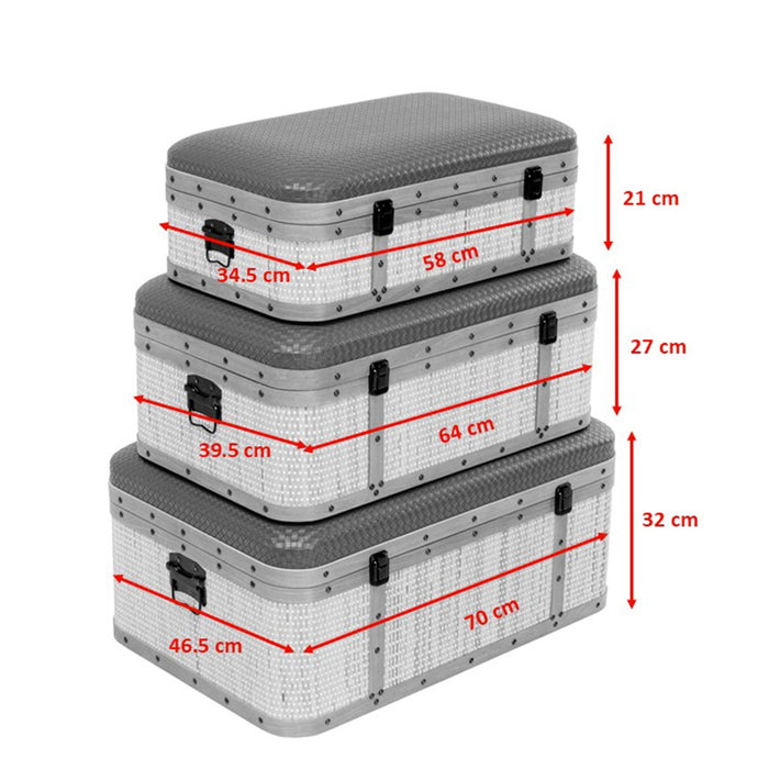 Koffers Viaggo (3|Set) Kare Design