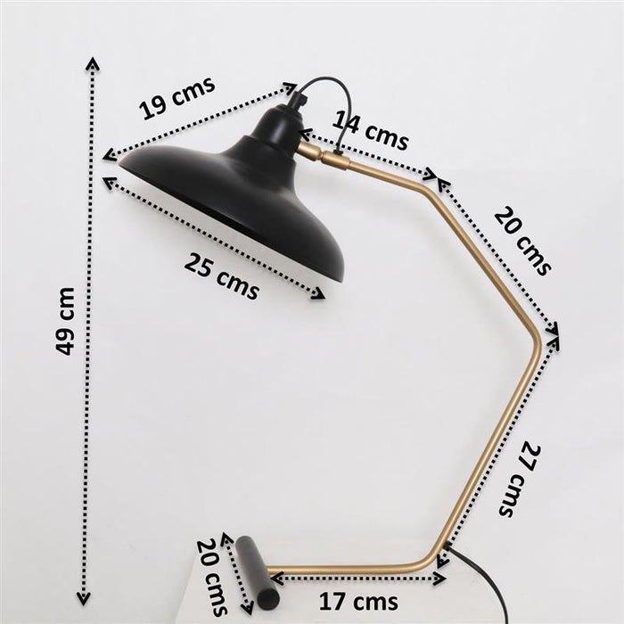 Tafellamp Doro zwart Kare Design