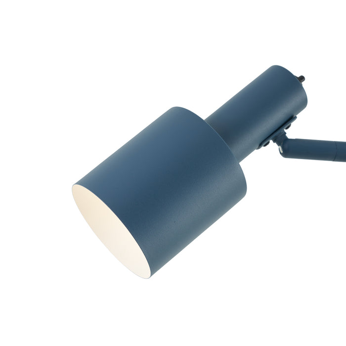 QAZQA Moderne vloerlamp blauw 2-lichts - Stijn