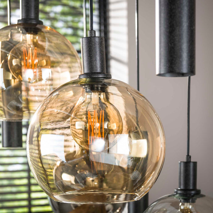 Giga Meubel - Hanglamp Zwart - 9-lichts - 130x60x150cm - Sfera