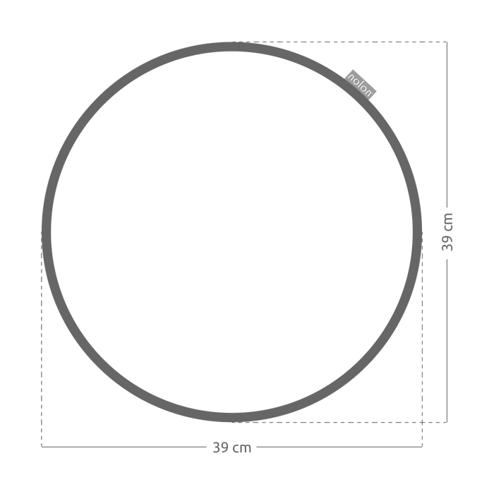 Nolon Lot Rond Stoelkussen Nougatbruin