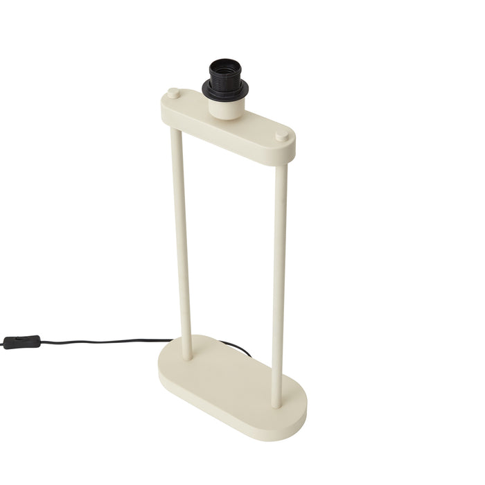 QAZQA Moderne tafellamp beige - Thijmen