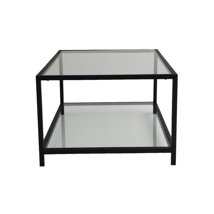 Giga Meubel - Salontafel Rechthoek Zwart|Glas - 90x60x40cm - Astro