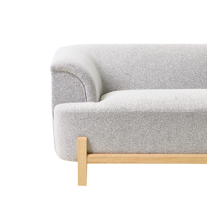 Beliani - ALNOR - Tweezitsbank - Lichtgrijs - Polyester