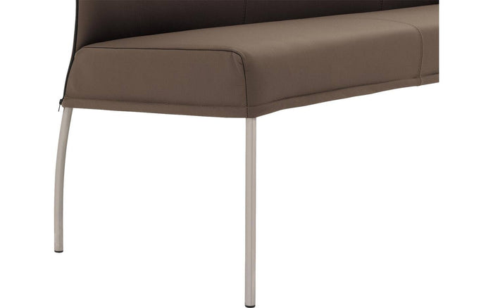 Goossens Eetkamerbank Funk, Zonder arm, 210 cm breed