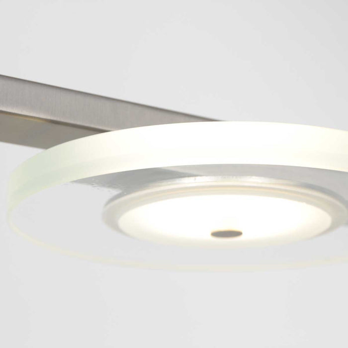 Steinhauer - Hanglamp Grijs Metaal|Glas - 4-Lichts - 120cm - Turound