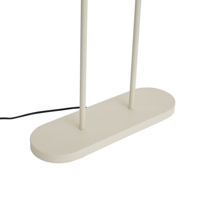 QAZQA Moderne vloerlamp beige - Thijmen