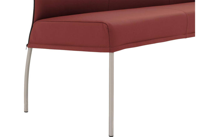 Goossens Eetkamerbank Funk, Zonder arm, 210 cm breed