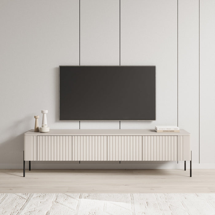 Meubella - Vivi - TV-Meubel - Beige - 190 cm