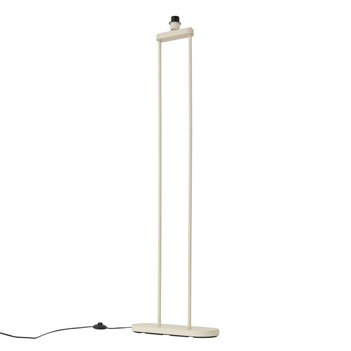 QAZQA Moderne vloerlamp beige - Thijmen
