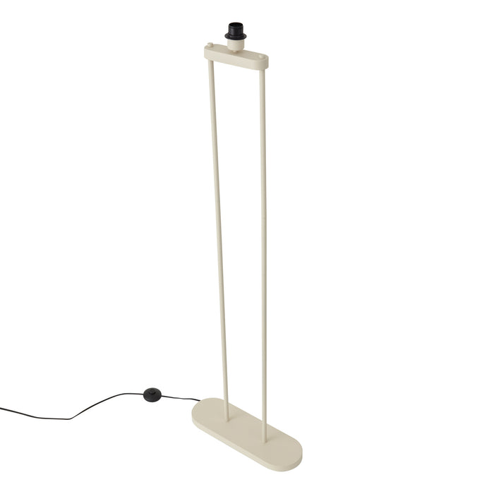 QAZQA Moderne vloerlamp beige - Thijmen