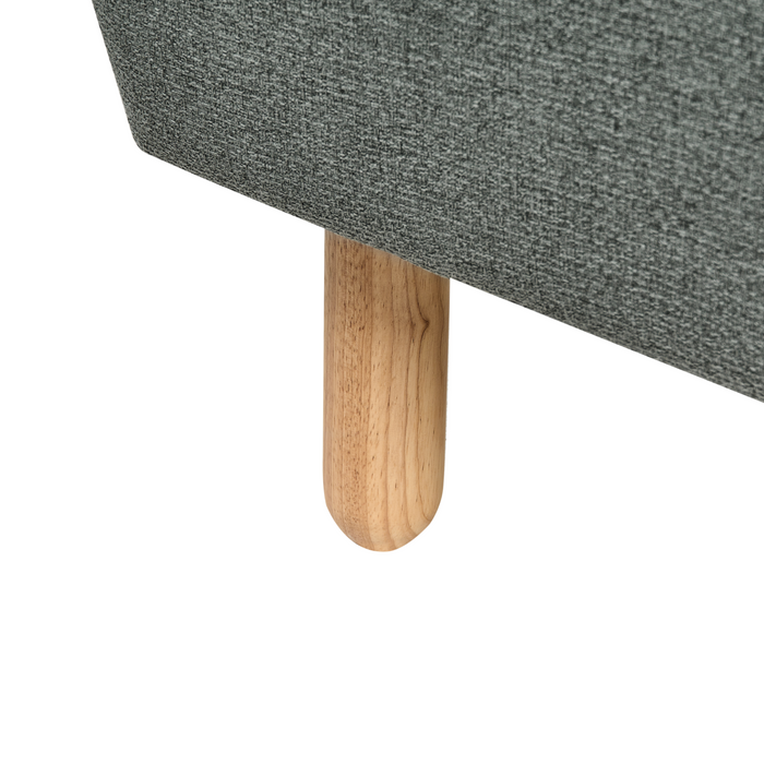 Beliani - ALSTEN - Chaise longue - Groen - Stof
