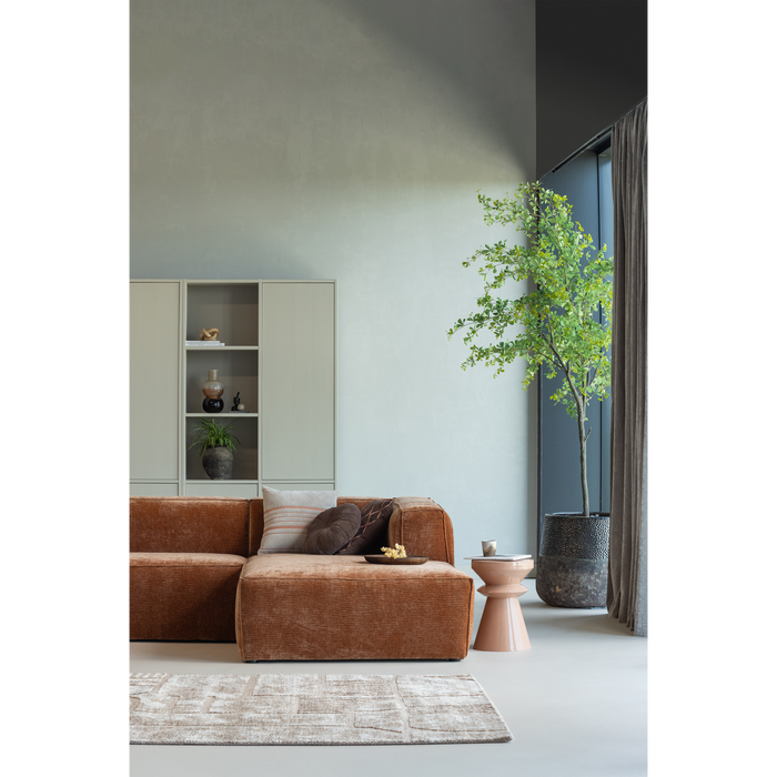 WOOOD Bean Hoekbank Rechts - Chenille - Velvet Terra - 73x305x175