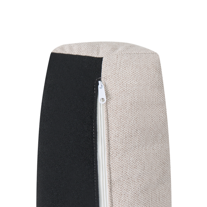 Beliani-VENG-Hoekbank 5-zits-Lichtbeige-Linkszijdig-Polyester