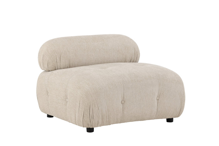 Fjôrd - Bank Module Midden - Beige - 95x95x70cm - Mika