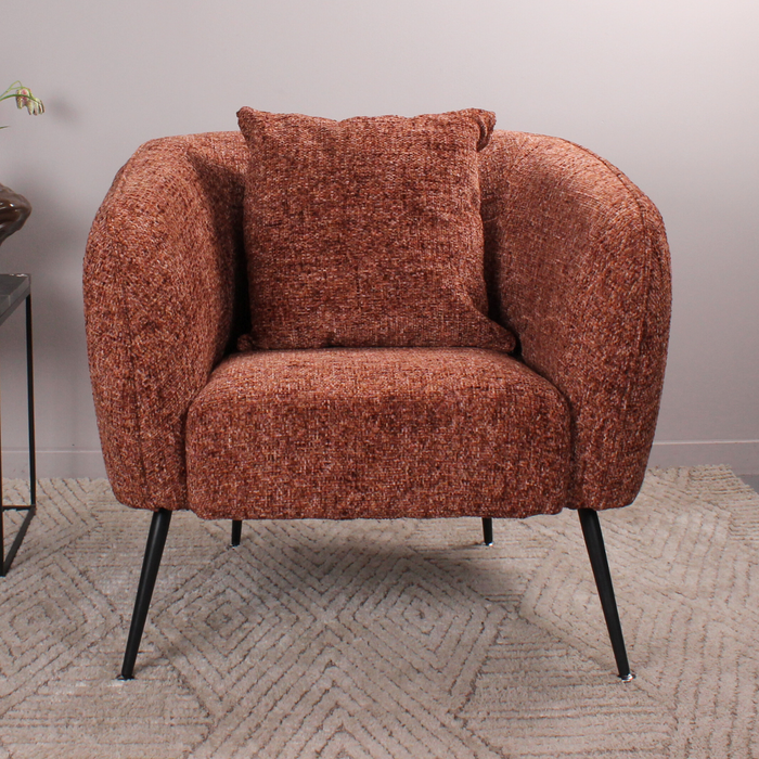 DS4U - Olan fauteuil - kastanje