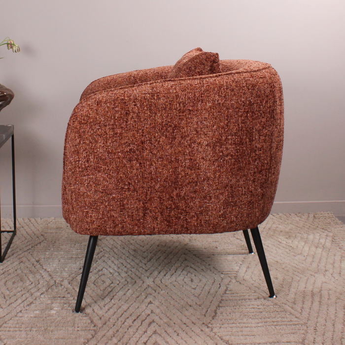 DS4U - Olan fauteuil - kastanje