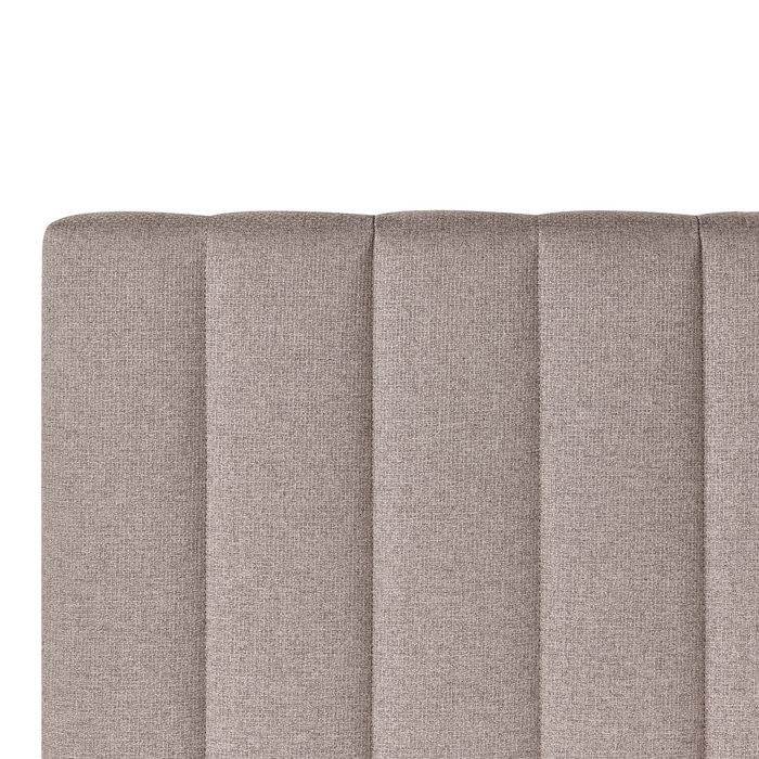Beliani - OFFICER - Boxspringbed - Taupe - 180 x 200 cm - Polyester