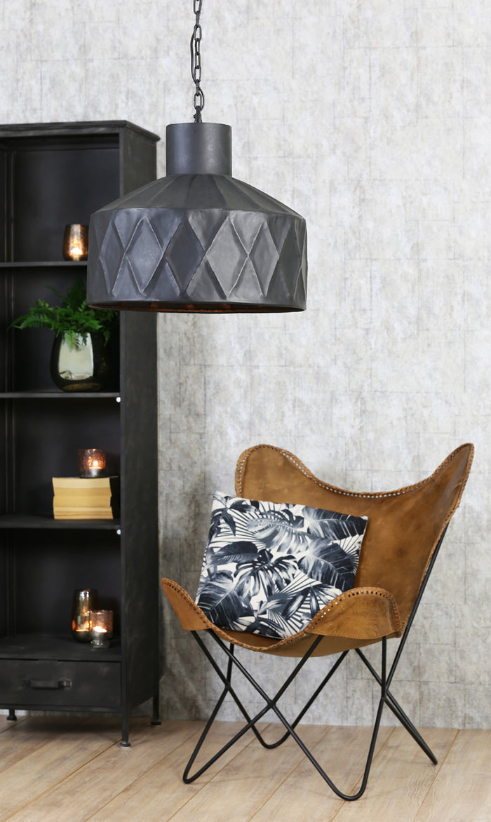 Light & Living Light&living Stoel 72x72x84 cm BUTTERFLY leer bruin