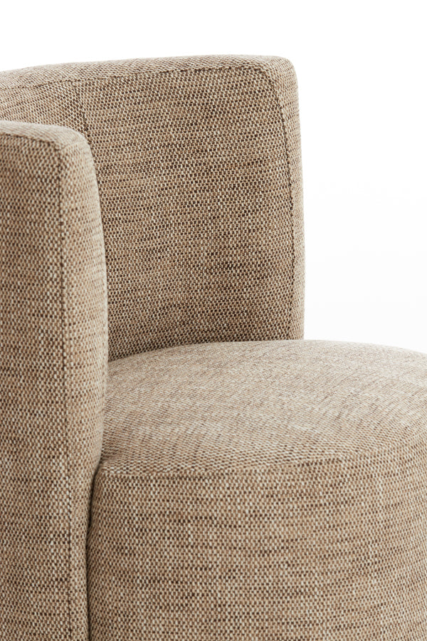 Light & Living - Stoel KAMOVA - Ø65x78cm - Bruin