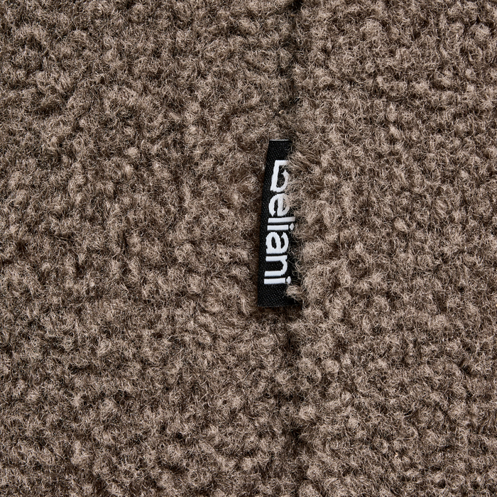 Beliani - DINAN - Tweepersoonsbed - Taupe - 180 x 200 cm - Bouclé