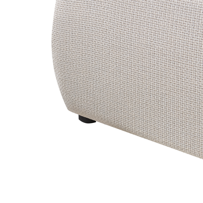 Beliani - BAJONNA - Tweepersoonsbed - Beige - 180 x 200 cm - Stof