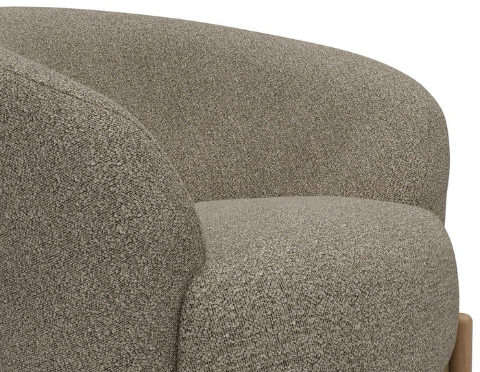 Kragelund Gran Fauteuil Beige Bouclé | Eiken