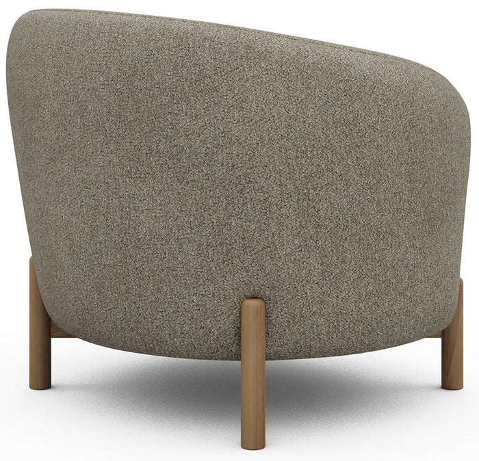 Kragelund Gran Fauteuil Beige Bouclé | Eiken