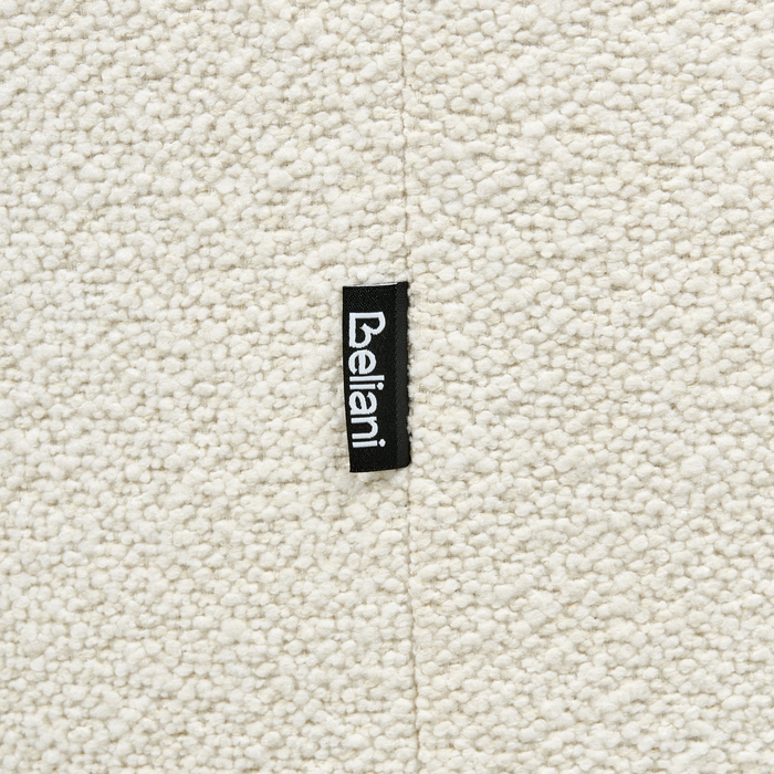 Beliani - MOLLEBY - Fauteuil - Off-white - Bouclé