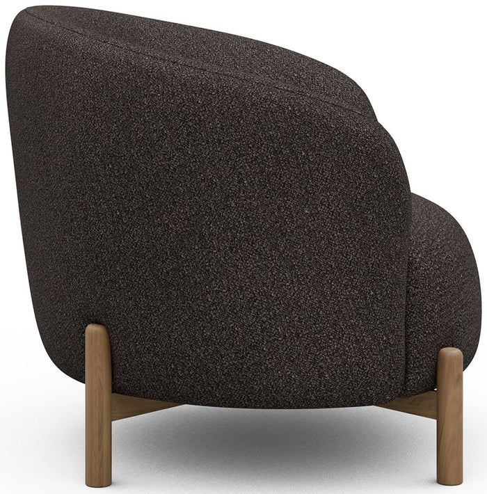 Kragelund Gran Fauteuil Taupe Bouclé | Eiken