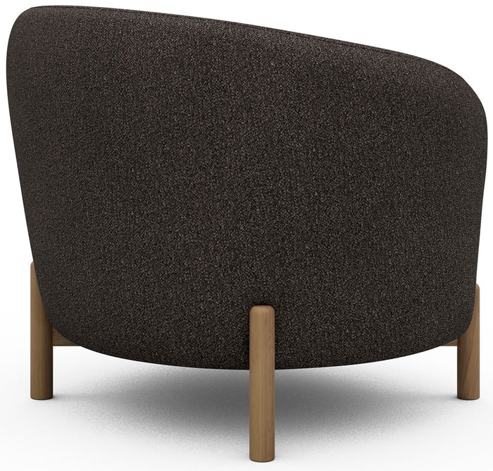 Kragelund Gran Fauteuil Taupe Bouclé | Eiken