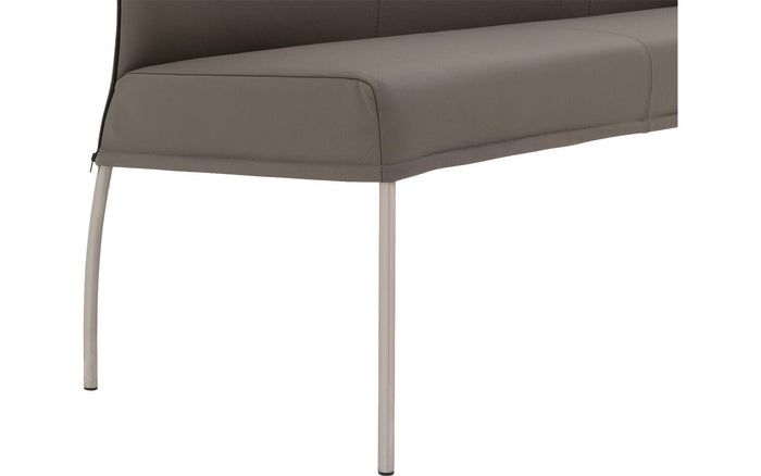 Goossens Eetkamerbank Funk, Zonder arm, 210 cm breed