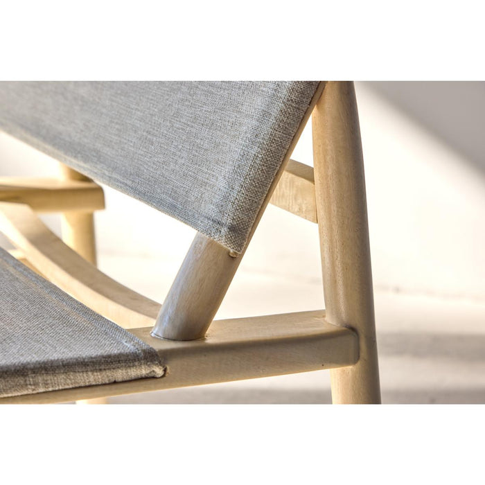 Svea - Torres fauteuil - mangohout - naturel|grijs