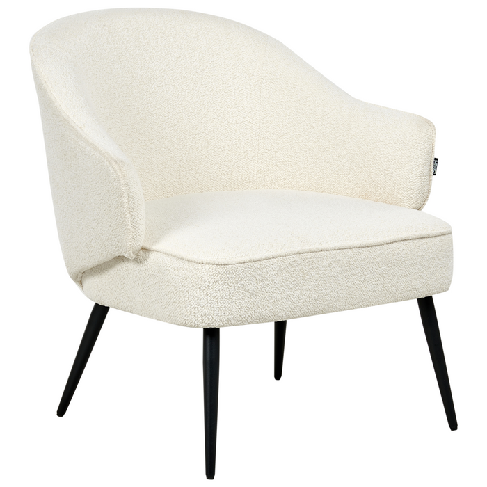 Beliani - KAYLA - Fauteuil - Off-white - Bouclé