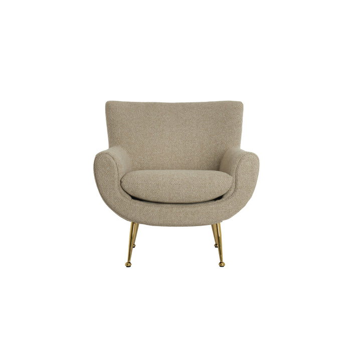 Light & Living Light&living Stoel 79x76x79 cm VINSTRA beige+goud