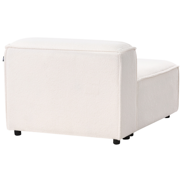 Beliani - ARDAL - Driezitsbank - Gebroken wit - Bouclé