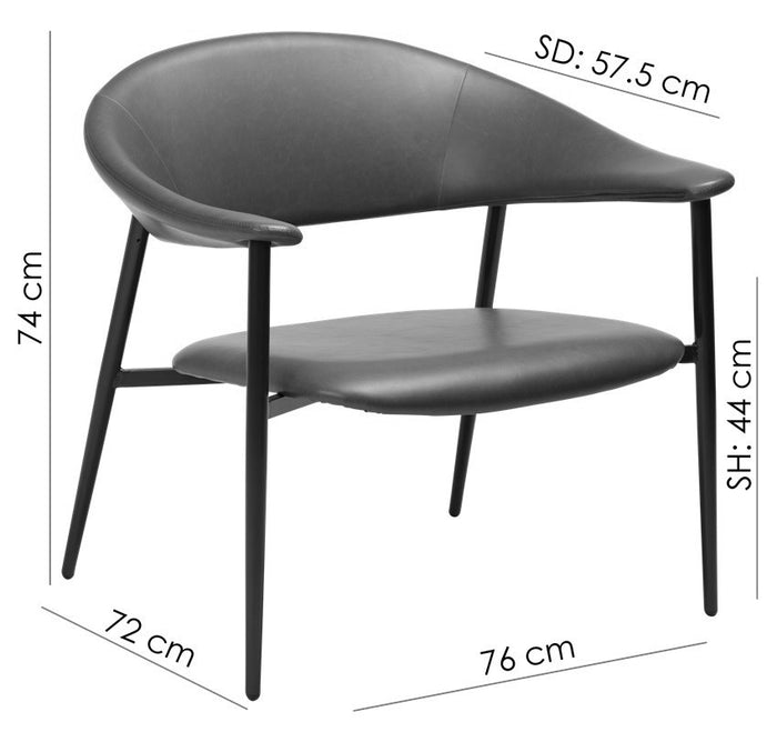 Dan-Form Rover Cashmere Bouclé Loungestoel