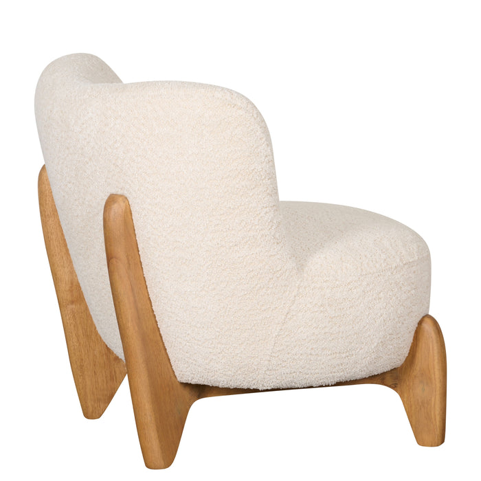 Fauteuil Bara - Beige|Creme - Textiel - 74x80x77cm (BxHxD)