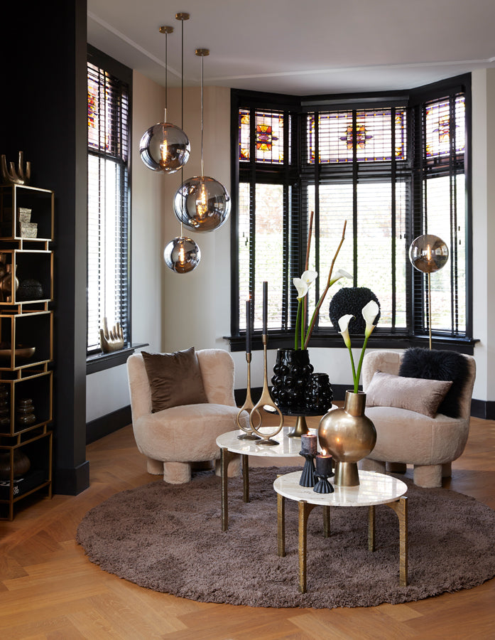 Light & Living - Stoel KAMOVU - 79x76x77cm - Bruin